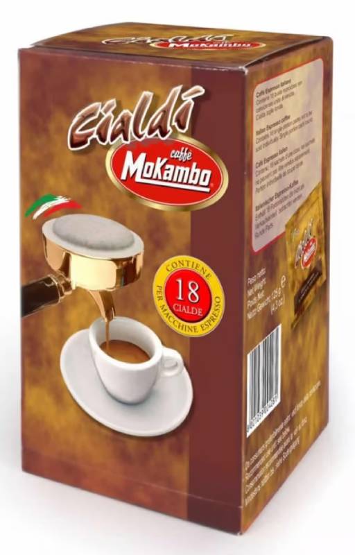 Caffè Mokambo Oro Espresso E.S.E. Pads 44 mm – 18 Stück