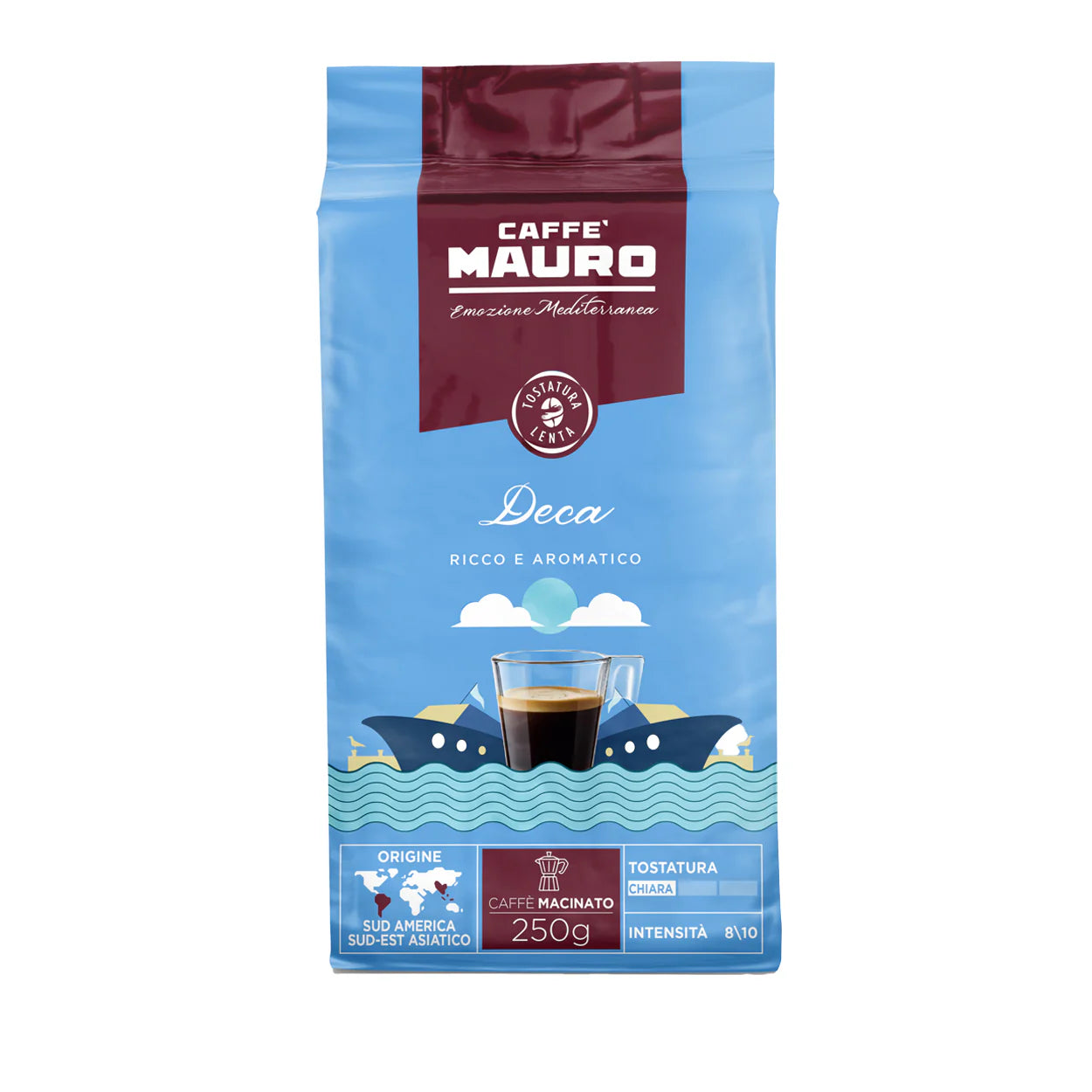 Caffè Mauro - Koffeinfrei 25/75 - Gemahlen