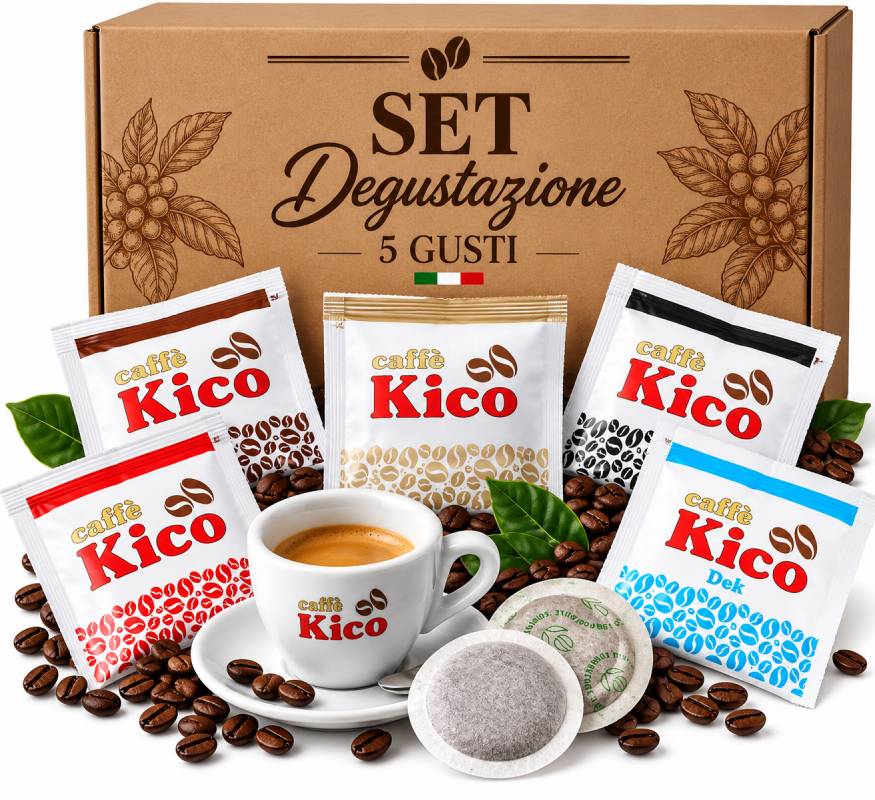 Caffè Kico – Degustationsset – E.S.E. Pads 44 mm (50 Stk.)