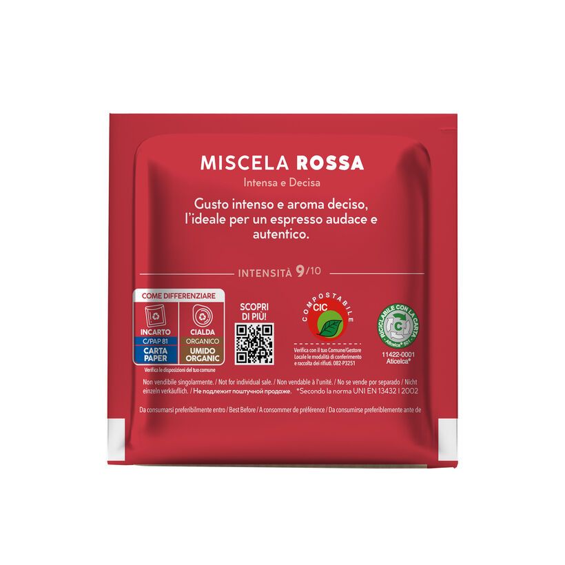 Caffè Borbone – Mélange Rouge – Dosettes E.S.E. (150 pces)
