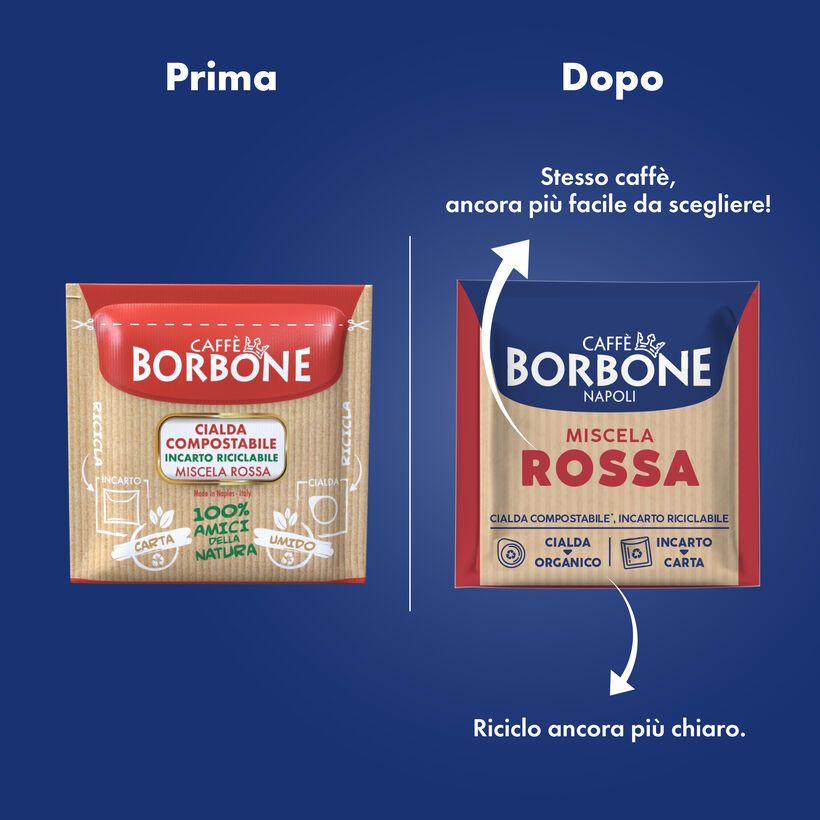Caffè Borbone – Mélange Rouge – Dosettes E.S.E. (150 pces)