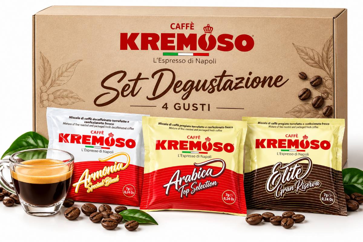Caffè Kremoso – Degustationsset – E.S.E. Pads (30 Stk.)