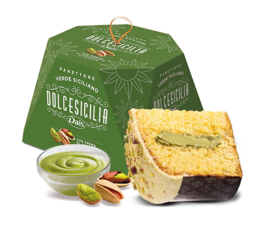 Dais - Panettone Verde al Pistacchio Siciliano - 800g