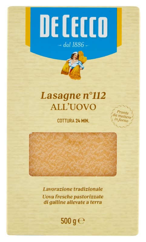 De Cecco - Lasagna all'Uovo N° 112