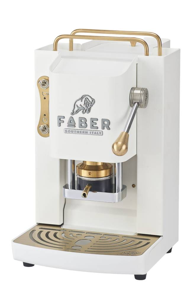 Faber 3.0 - Pro Deluxe Pure White - Kaffeemaschine für Pads E.S.E