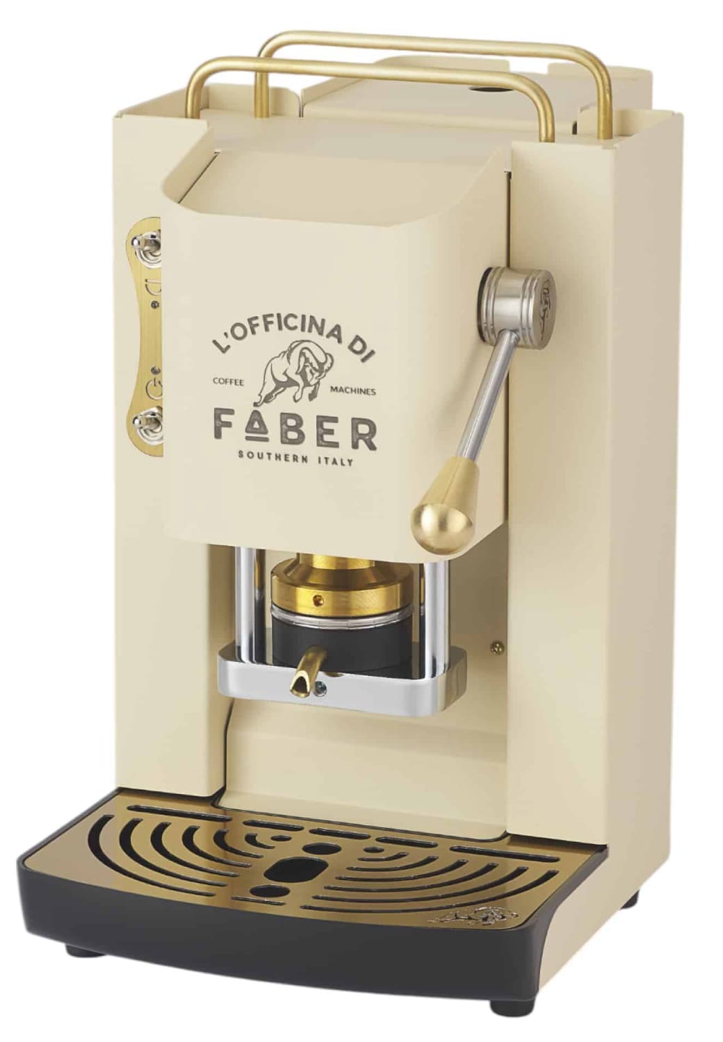 Faber – Pro Deluxe Old English White – Kaffeemaschine für E.S.E. Pads