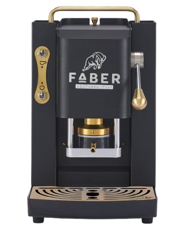 Faber 3.0 - Pro Deluxe Black Mat - E.S.E. Pod Coffee Machine