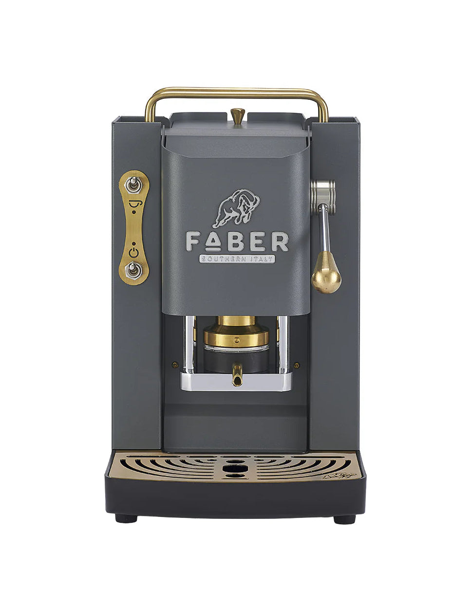 Faber 3.0 - Pro Deluxe Gris Daytona - Machine à café à dosettes E.S.E
