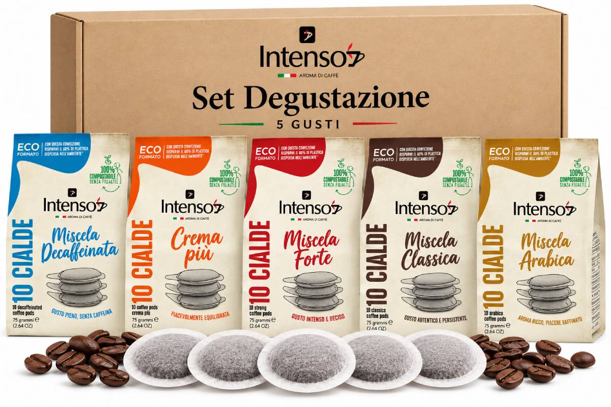 Intenso Caffè – Kit de dégustation – Dosettes E.S.E. (50 unités)