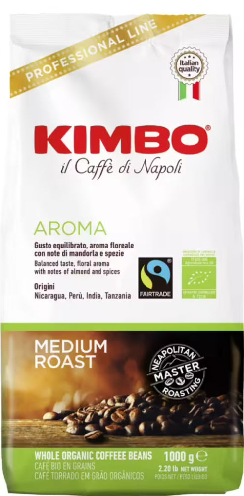 Kimbo - Aroma Bio Organic Espresso - Kaffeebohnen