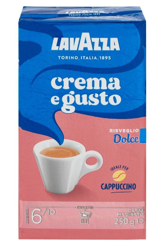 Lavazza Crema e Gusto Dolce gemahlener Kaffee 250 g