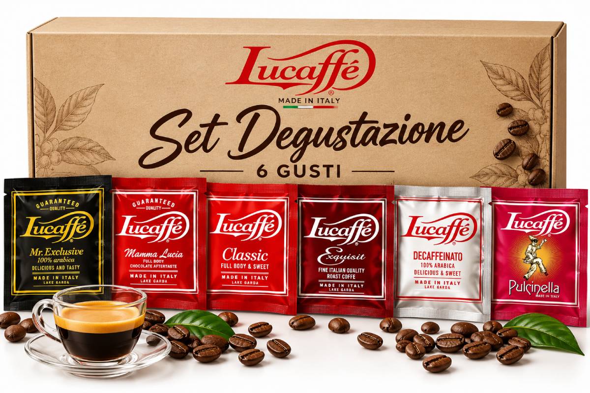 Lucaffè – Espresso Degustationsset – E.S.E. Pads 44 mm (60 Stk.)