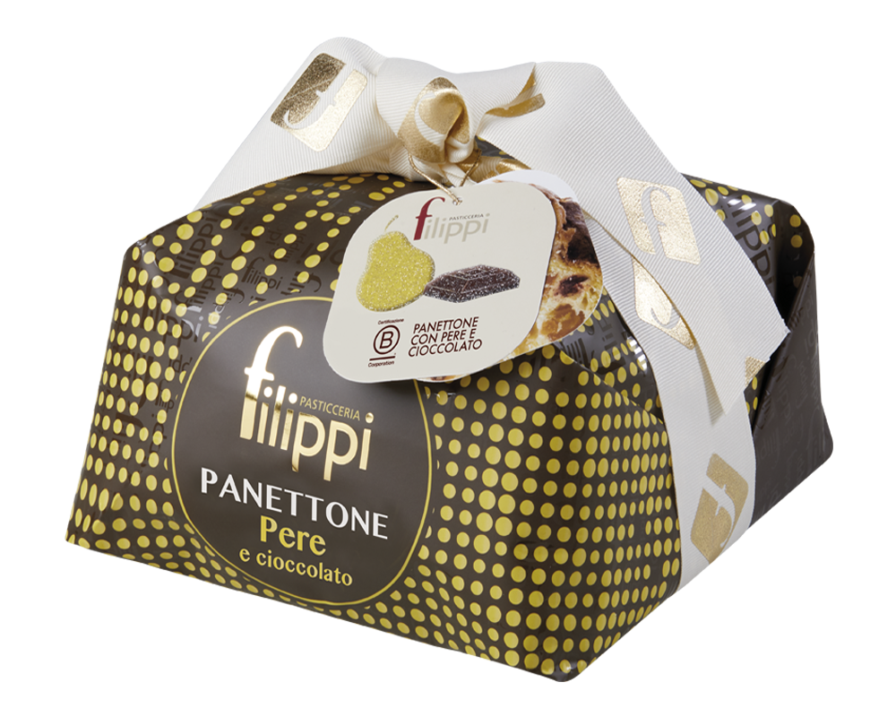 Filippi - Birne und dunkle Schokolade - Panettone 1000g