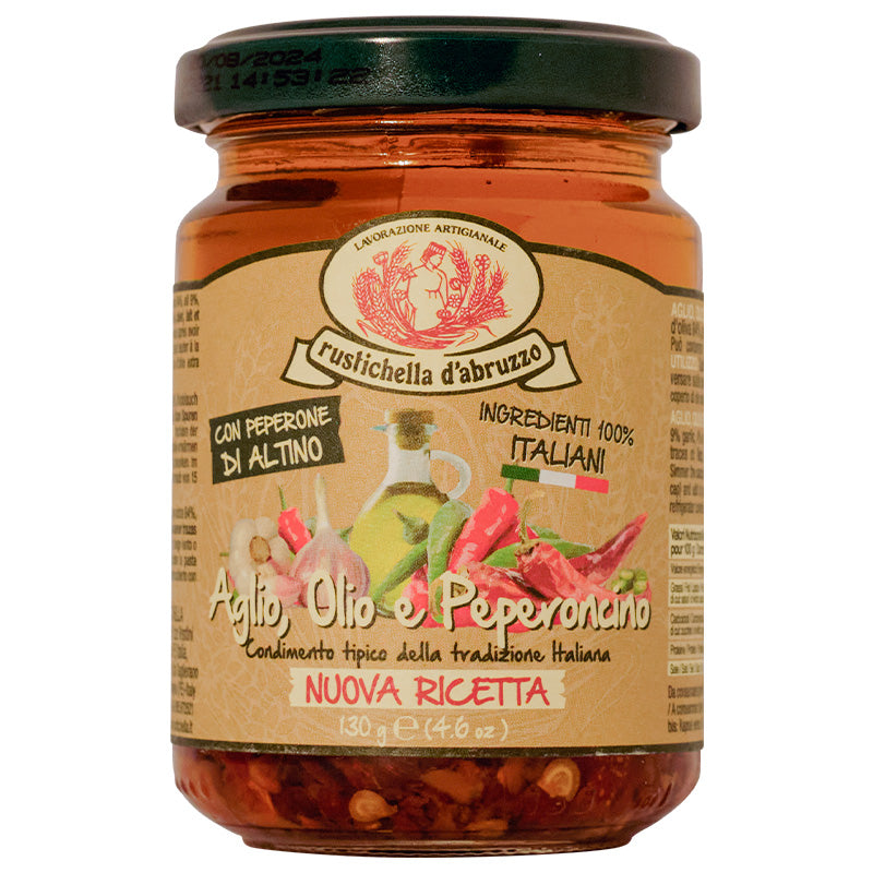 Rustichella d’Abruzzo – Aglio, Olio e Peperoncino – Condimento (130 g)