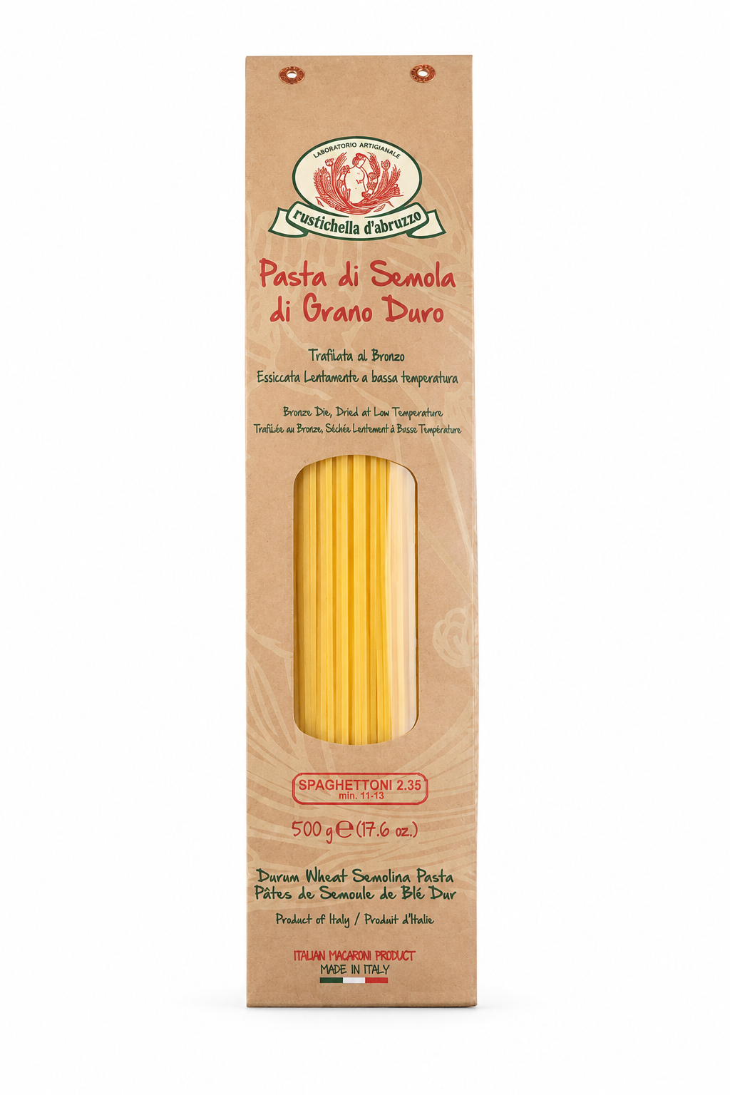 Rustichella d’Abruzzo Spaghettoni 2.35 Pasta 500 g