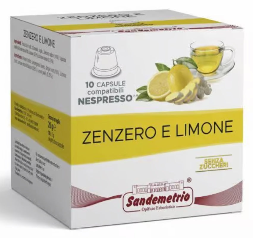 Sandemetrio - Ingwer und Zitrone - Kaffeekapseln