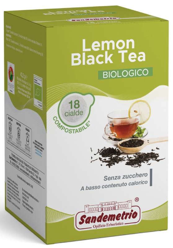Sandemetrio - Tè Nero al limone Biologico - E.S.E. Pads