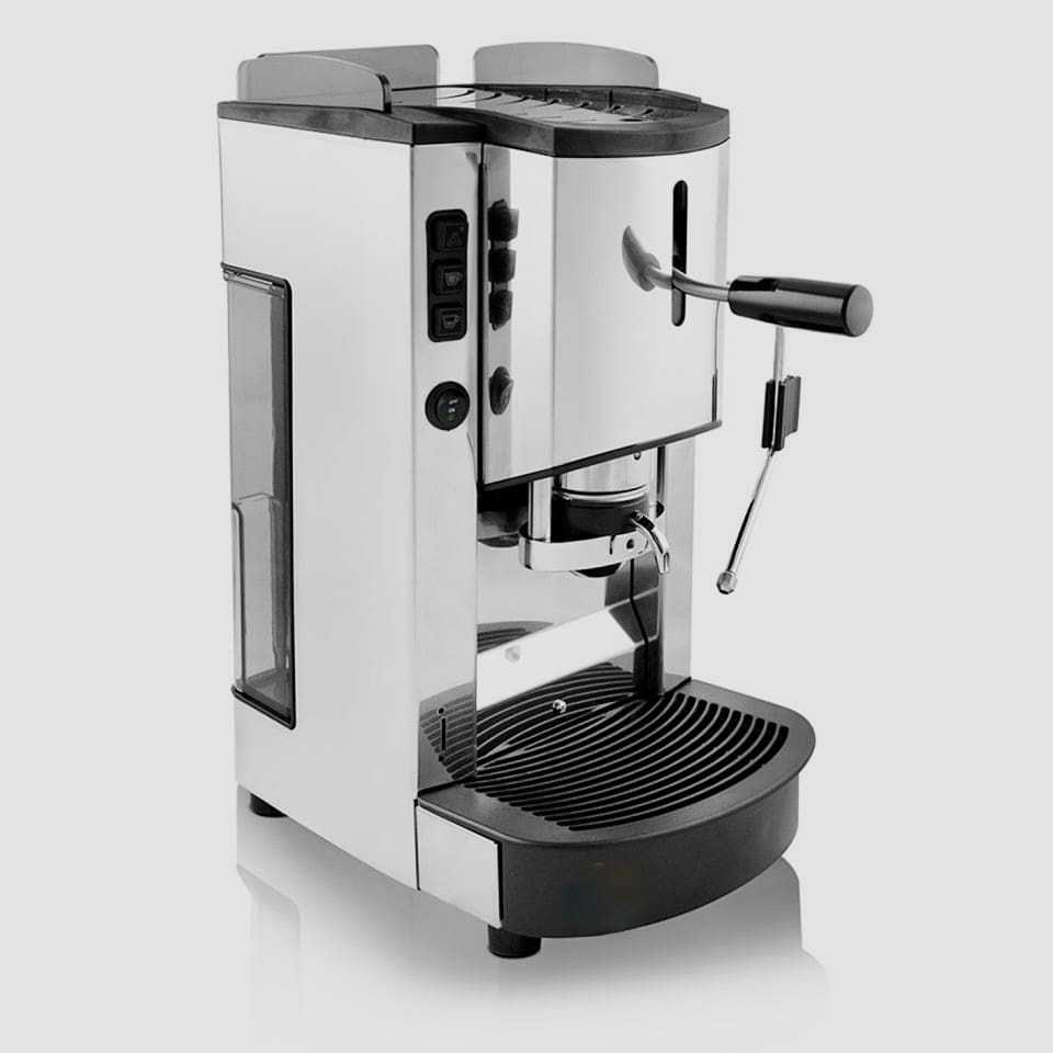 Spinel Pinocchio - Inox mit Dampf dosiert - Kaffeemaschine für Pads E.S.E
