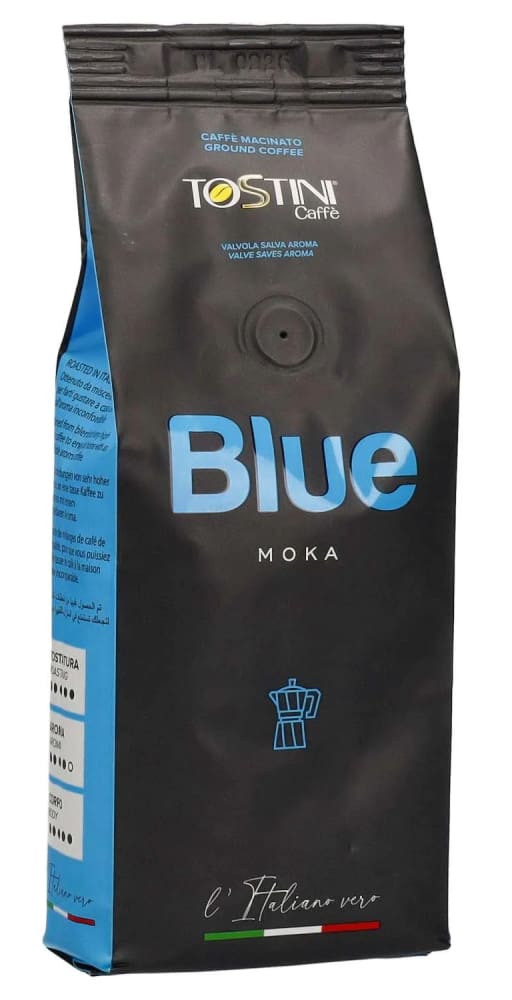 Tostini Blue Moka gemahlener Kaffee 250 g