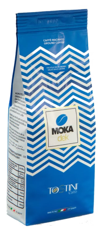 Tostini Moka Koffeinfrei gemahlener Kaffee 250 g