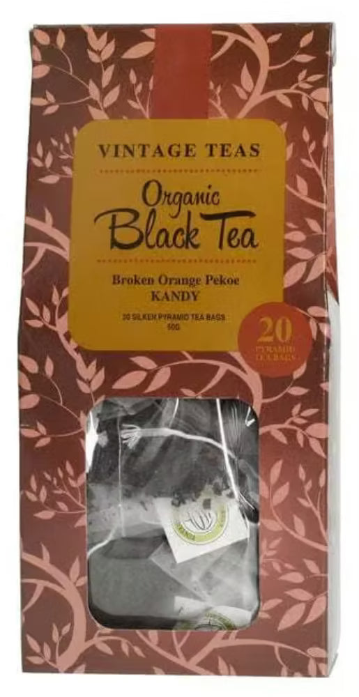 Vintage Teas - Organic Black Tea - Teebeutel