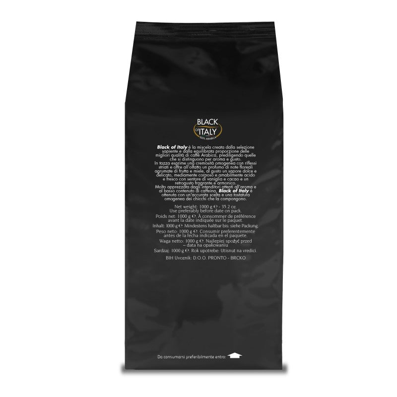 Zicaffè Black of Italy – aromatische Kaffeebohnen