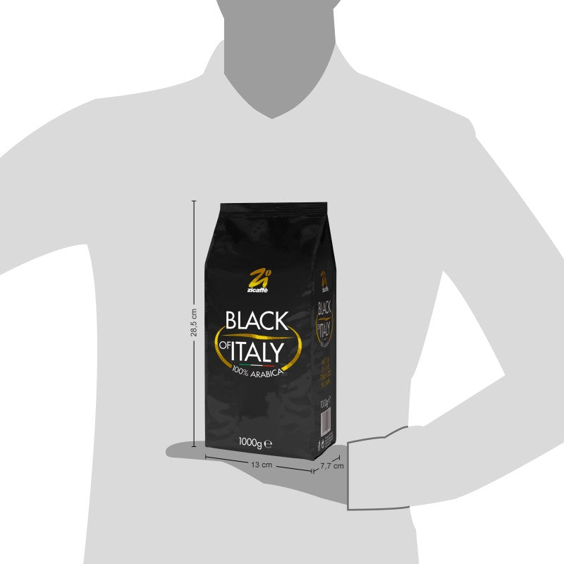 Zicaffè Black of Italy Kaffeebohnen – Detailansicht