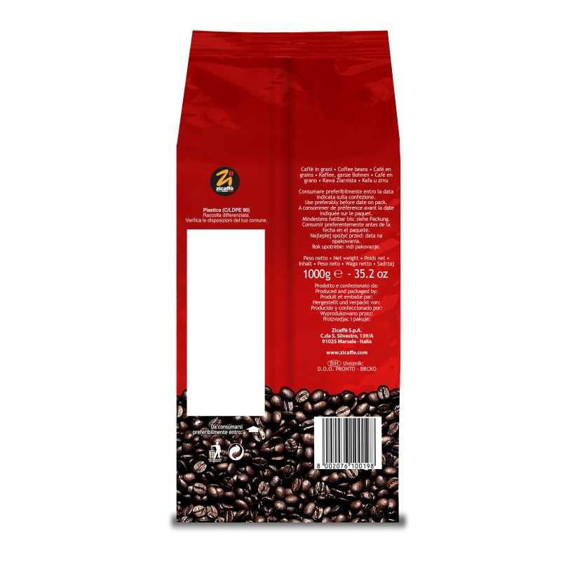 Zicaffè Linea Espresso – Kaffeebohnen mit Bitterkakao und Gewürznoten