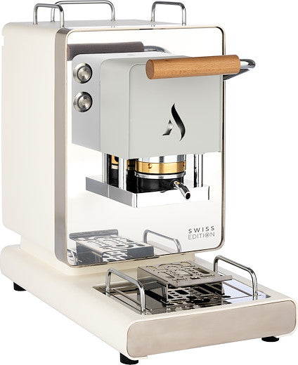 Aroma Iconica SOPHIA+ White Chrome E.S.E. Pad-Kaffeemaschine 44 mm