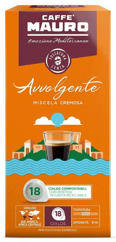 Caffè Mauro - Avvolgente Miscela Cremosa - E.S.E. Pads