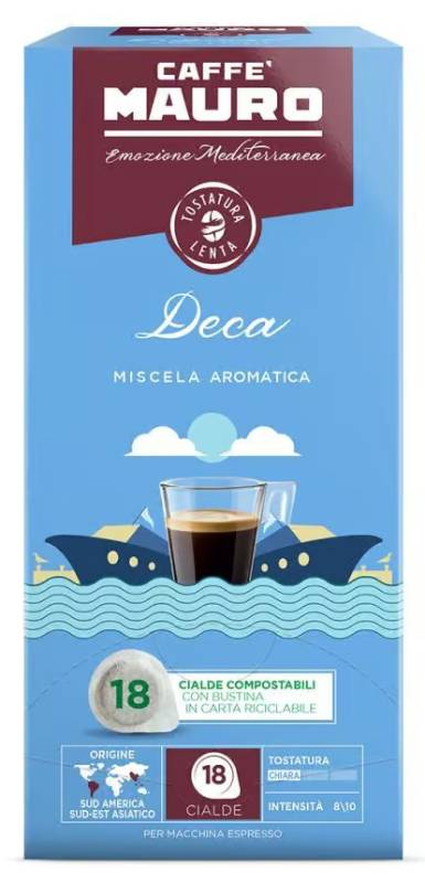 Caffè Mauro - Koffeinfrei - E.S.E. Pads
