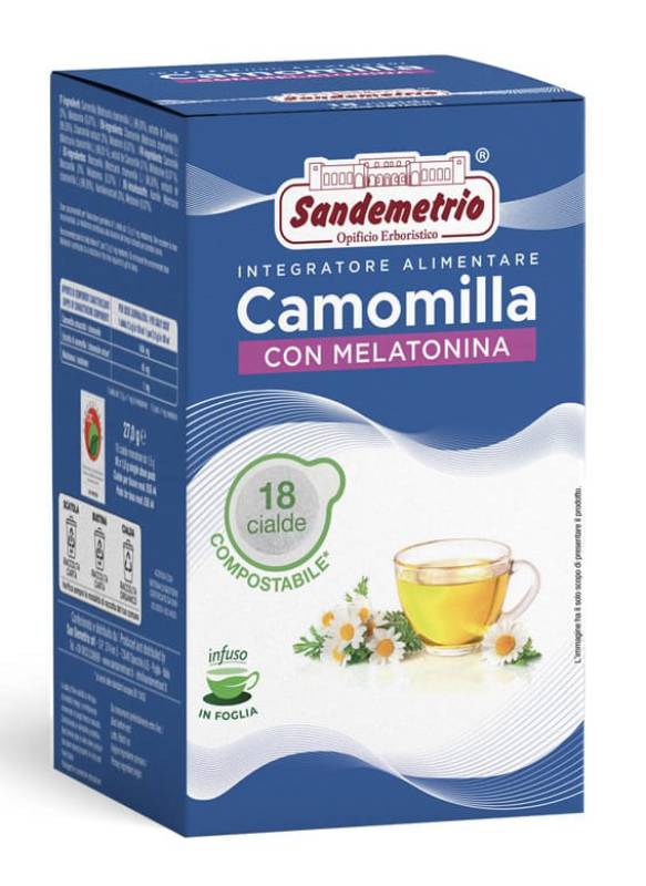 Sandemetrio - Camomilla con Melatonina - E.S.E. Pads