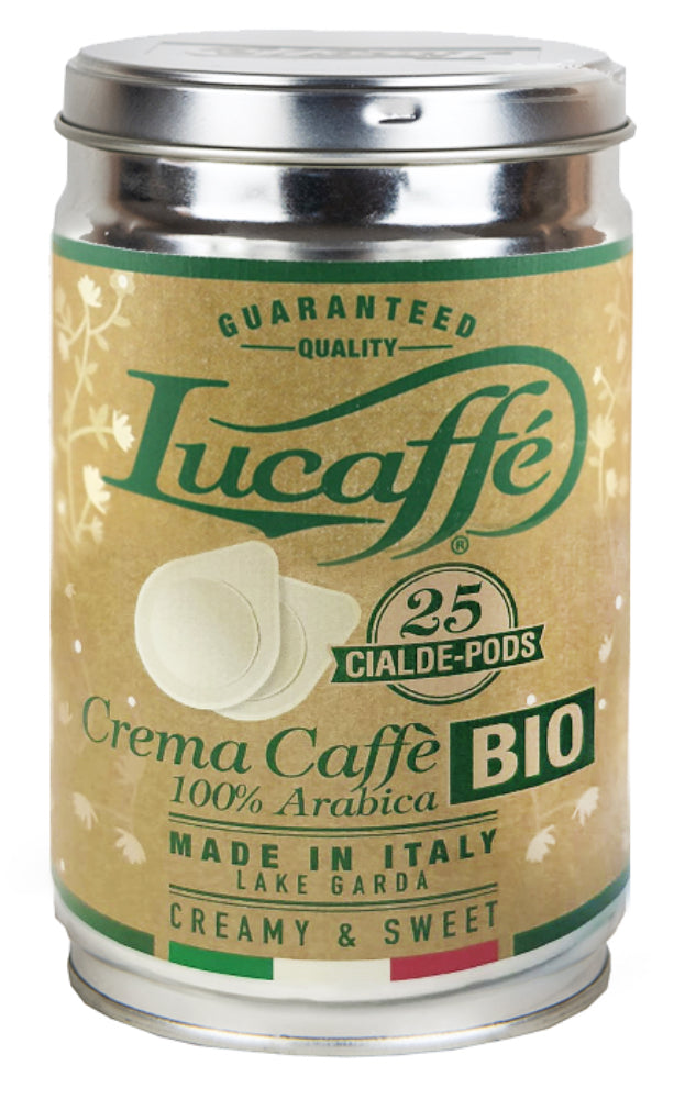 Lucaffè - Crema Caffé Bio 100% Arabica - E.S.E. Pads