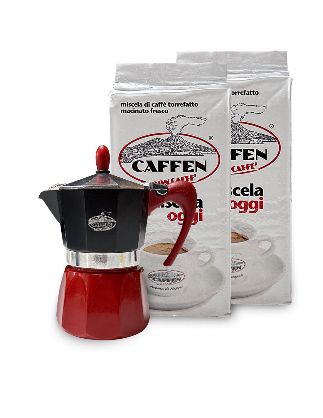 MOKA GIFT BOX - mit Miscela Oggi Gemahlen 2x250g
