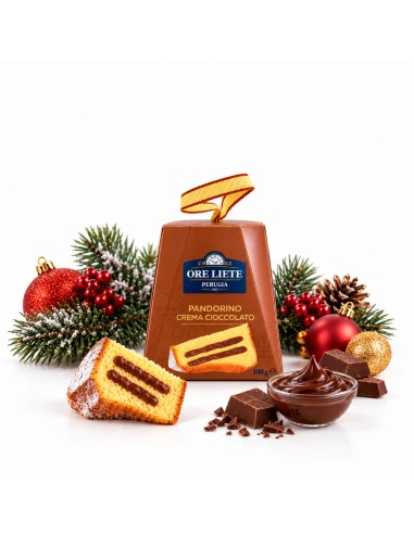 Ore Liete – Pandorino con Crema Cioccolato – Mini-Pandoro (100 g)
