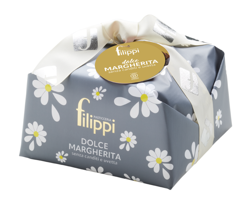 Filippi - Margherita Senza canditi e uvetta 100% Olio EVO - Panettone 750g